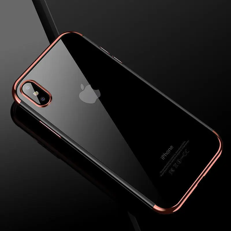 Гибридный ударопрочный чехол на 360 градусов для iPhone X XS ультра тонкий из ТПУ с