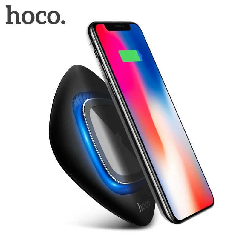 HOCO Smart Qi Wireless Charger for iPhone X XS Max XR 10W Fast Desktop Charging Samsung Galaxy S9 S8 xiaomi mix2s | Мобильные