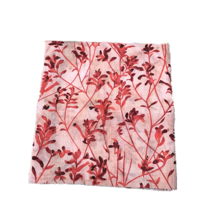 

Natural pure ramie fabric Safflower rattan branch tissu High-end thin summer dress gowns and dresses patchwork
