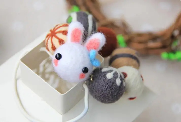 Детский подарок набор для валяния и рукоделия милая войлочная рукоделие