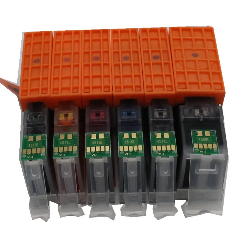 Картридж для принтера canon PIXMA MG6340 MG7140 IP8740 6 цветов PGI450 LI 451 BK C M Y GY | Компьютеры и офис