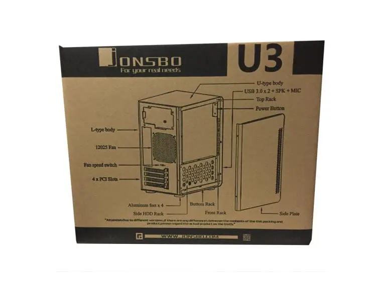 

JONSBO U3 MATX chassis (supports MATX motherboard/all aluminum chassis/175MM high radiator/260MM long graphics card)