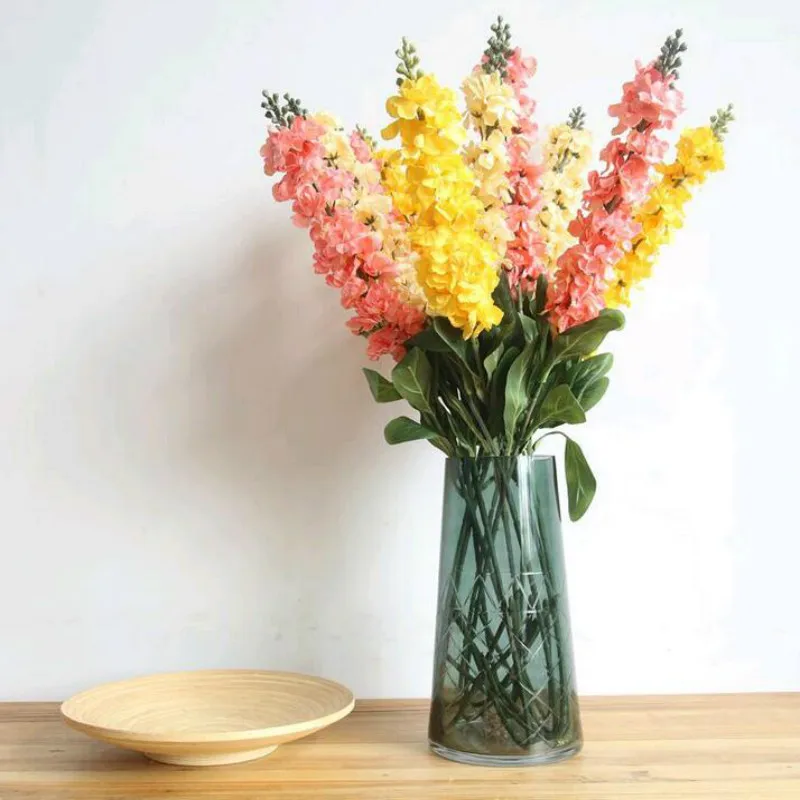 3 шт ветки Искусственные цветы красочные фиолетовые для свадебного украшения