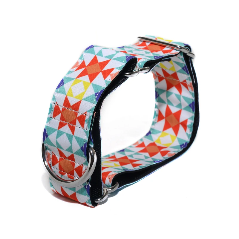 Нейлоновый ошейник для собак salumi Whippet Lurcher Martingale 2 5 см и 3 8 широкие