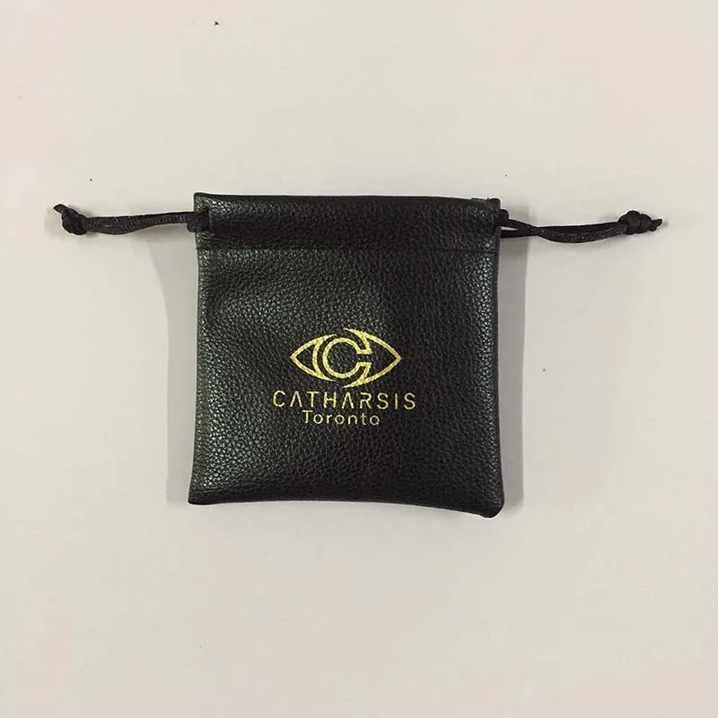 Оптовая продажа 100 шт./лот пользовательские ПУ сумки для ожерелий браслет