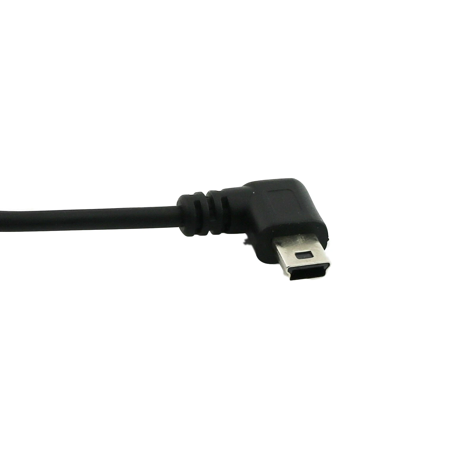 1 шт. USB 2,0 A папа-мини-usb 5-контактный прямоугольный 90 градусов Спиральный Кабель-адаптер 5 футов