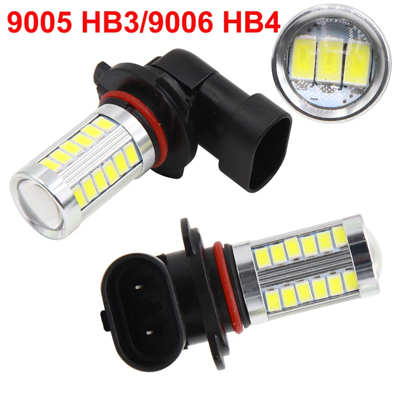 Kevanly 1 шт. автомобильный противотуманный фонарь H8 H11 Led 9005 Hb3 9006 Hb4 H4 H7 1157 P13w H16 5630 33SMD дневные ходовые огни светильник поворот Парковка лампы