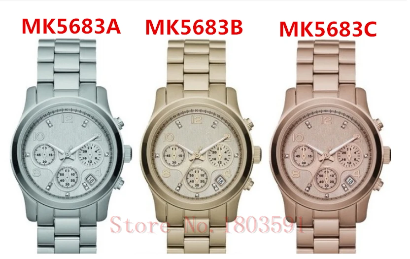 MK5683A MK5683B MK5683C MK fashion stainless men and women neutral watches+ Original box + Wholesale Retail Free Shippping | Наручные