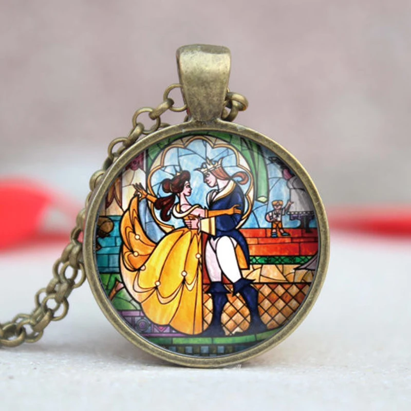 Красота и чудовище Collares красота Bijoux женская подвеска для лучших друзей|best friends
