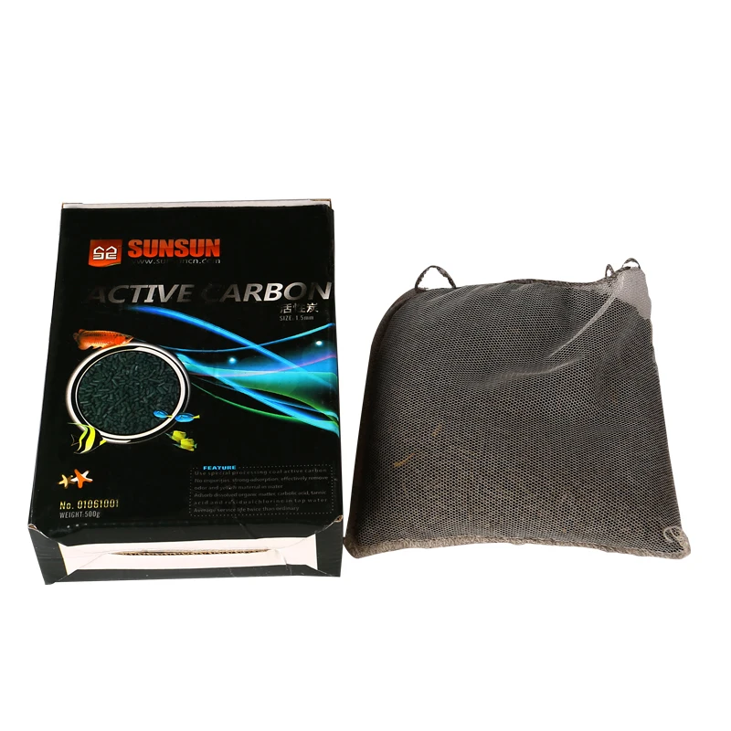 500 г Активированного угля SUNSUN Аквариум Аксессуары Фильтр Биохимические