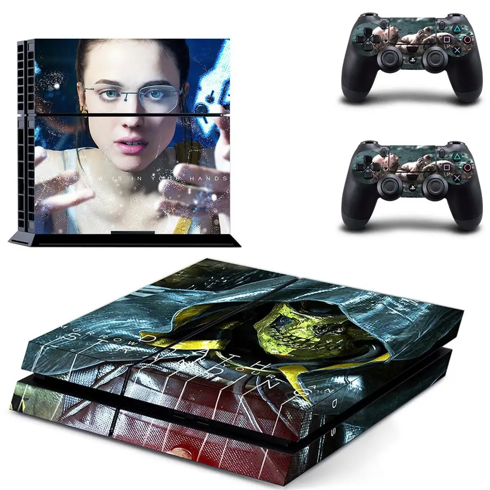 Наклейка на кожу для Sony Dualshock Playstation 4 Виниловая наклейка консоли и контроллеров