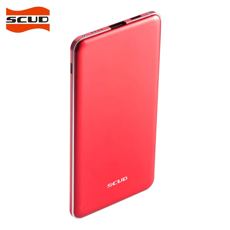 SCUD SPK-Q5 5000 мАч ультра-тонкий внешний аккумулятор Type-c и Micro USB вход портативный