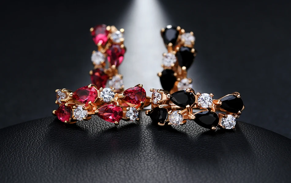 ORSA JEWELS ювелирные изделия 4 шт 0.3 ct, очаровательный прозрачный кубический цирконий, серьги золотые для женщин, ювелирные изделия OME18