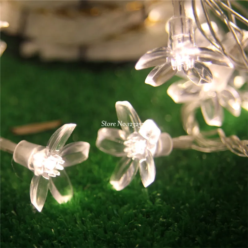 Светодиодная гирлянда с цветами вишни 10/20/30 м 100/200/300 светодиодов|lamp garland|led fairy string