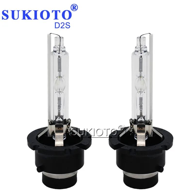SUKIOTO 55W xenon D2S 3000K желтый D4S ксеноновая лампа 4300K 5000K 6000K D3S xenon D1S 55W hid лампы для автомобильных фар