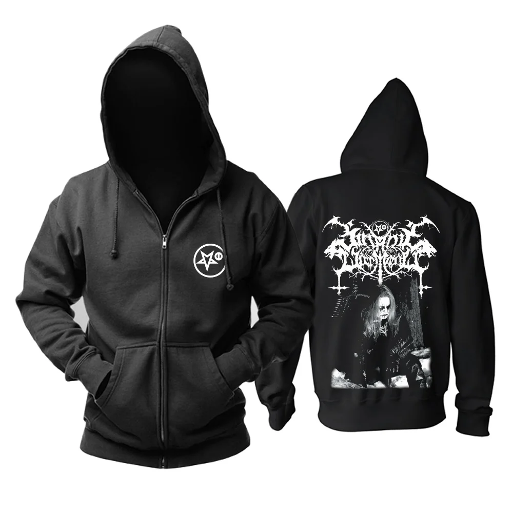 1 7 дизайнов на молнии Satanic warmaster хлопок рок черный толстовки куртка панк hardrock свитер в стиле хеви-метал флис XXXL sudadera - Цвет: 1