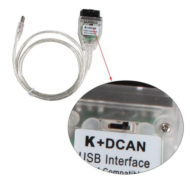 Профессиональный считыватель кодов FTDI для BMW INPA K + CAN Ediabas OBD2 USB интерфейс DCAN серий