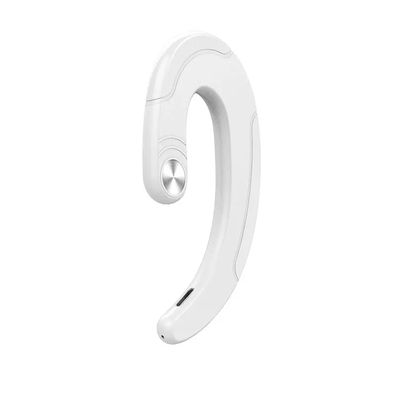 Белый Беспроводные наушники Bone Conduction BT 4,2, стерео спортивные наушники, Универсальные наушники с супер басами, гарнитура для huawei, для iphone - Цвет: Белый