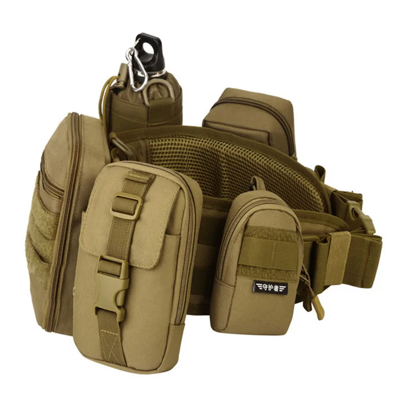 WoSport Battle Belt MOLLE Lightweigt Tactical Hunting Gear Suregrip Padded Patrol Adjustable Military Girdle Waist Support|Поддержка