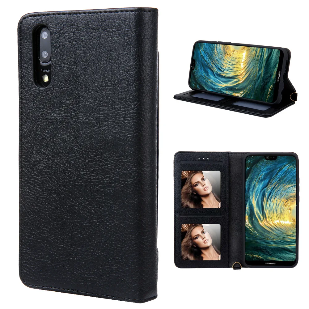 Многофункциональный бизнес-чехол для телефона сумки Huawei P20 Pro Lite чехол-кошелек с