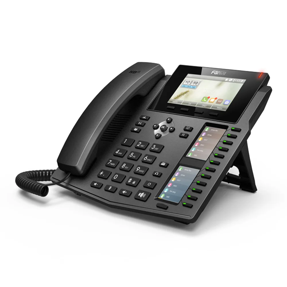 Новый Fanvil X6 IP телефон высокого класса предприятия Настольный HD голос с 6 SIP линий и