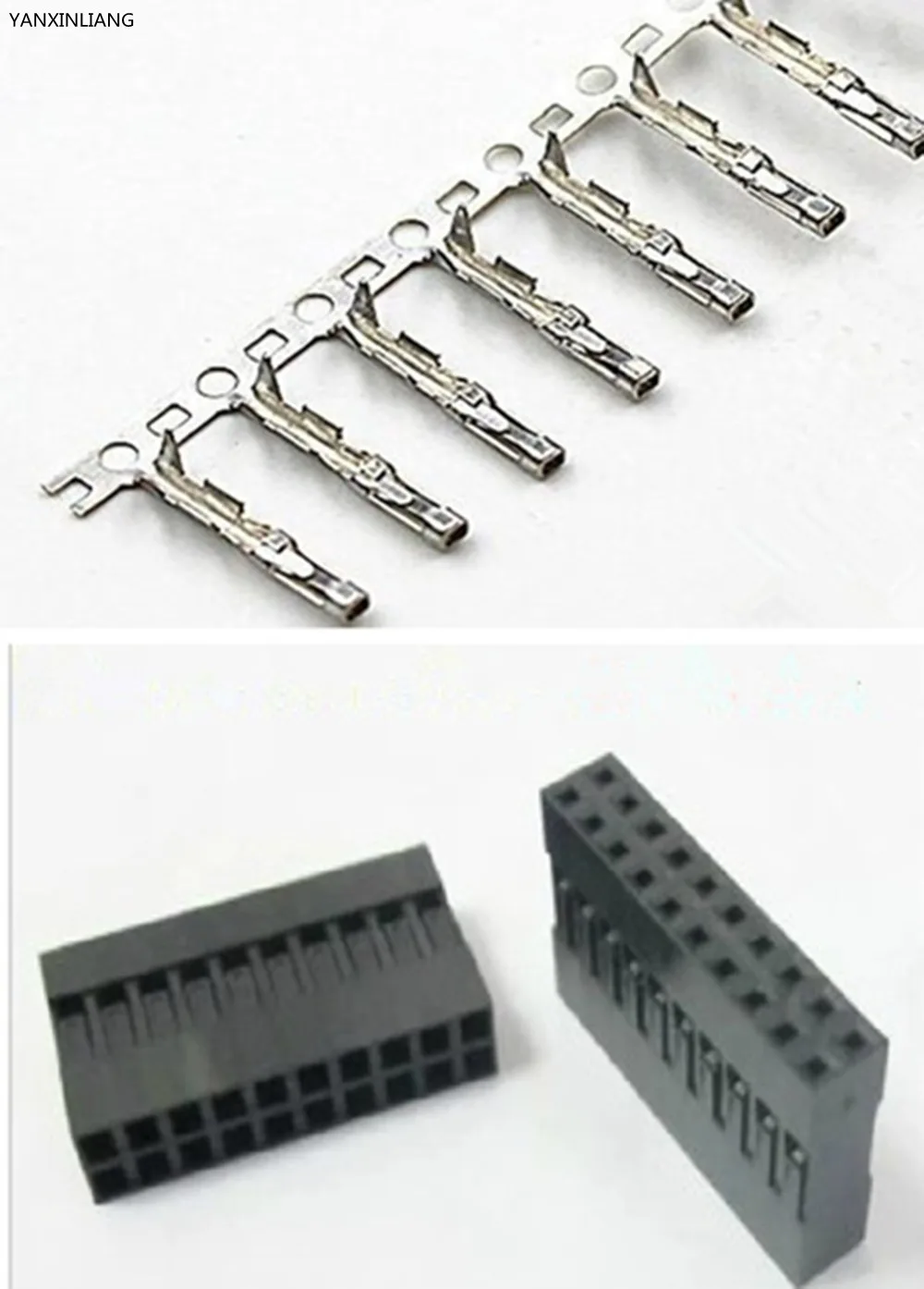 10 комплектов двухрядный Перемычка Dupont 2 54 мм 2x10 контактов|pin connector|pin wire connectorsconnector