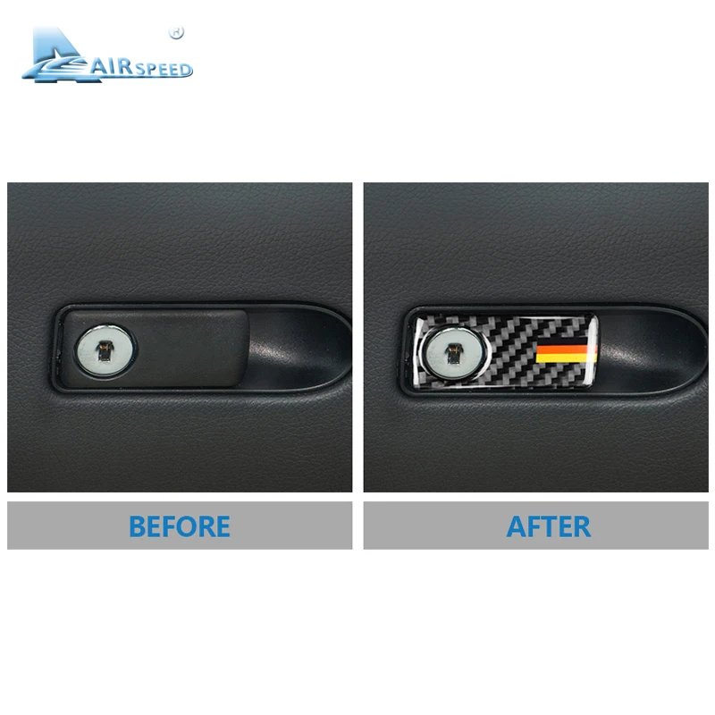 AIRSPEED для Mercedes Benz W205 C Class C180 C200 C300 GLC аксессуары из углеродного волокна внутренняя