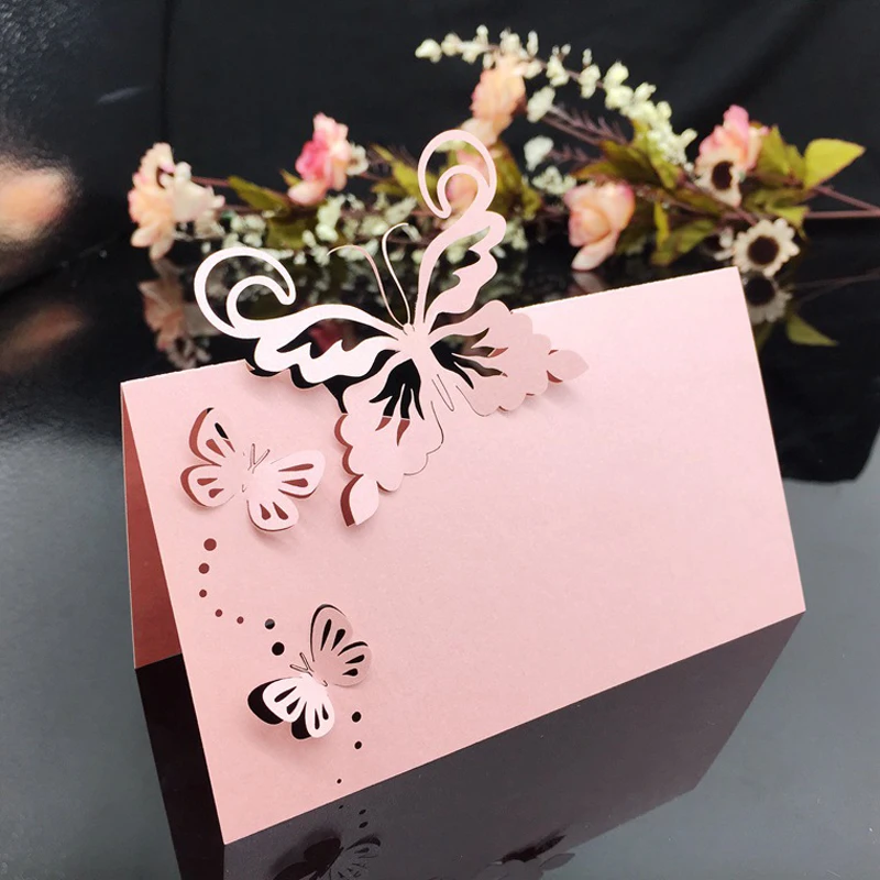 50 шт. декоративные карты в виде бабочек|card gift|card birthdaygift card birthday |