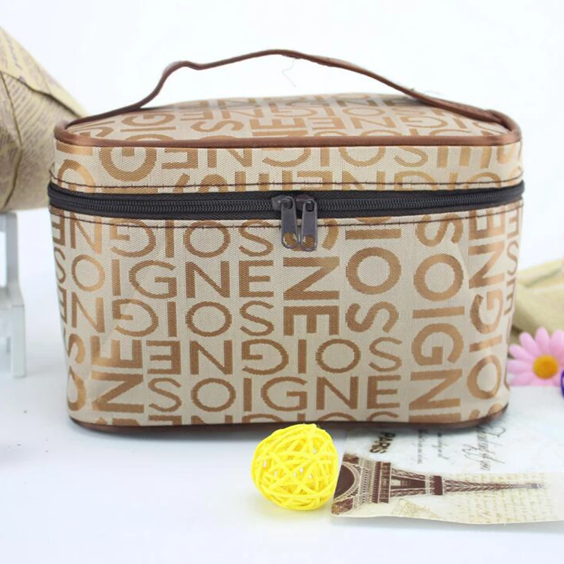 

New Beauty Women Travel Toiletry Make Up Makeup Case Letter Cosmetic Bag Organizer Box Pouch Toiletry Organizer Holder