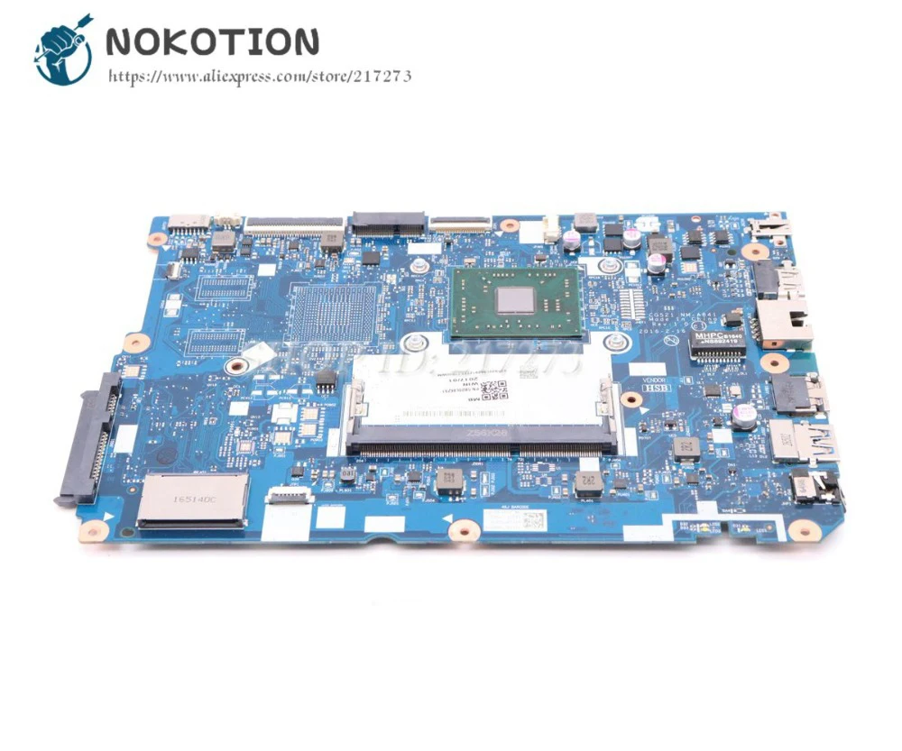 Материнская плата NOKOTION 5B20L46291 CG521 материнская для ноутбука Lenovo ideapad 110-15ACL DDR3 с