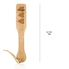 В форме сердца любовь SM Flog порка весло бить покорный раб кудрявый фетиш черный БДСМ кнут пытки шестерня, секс-игрушка