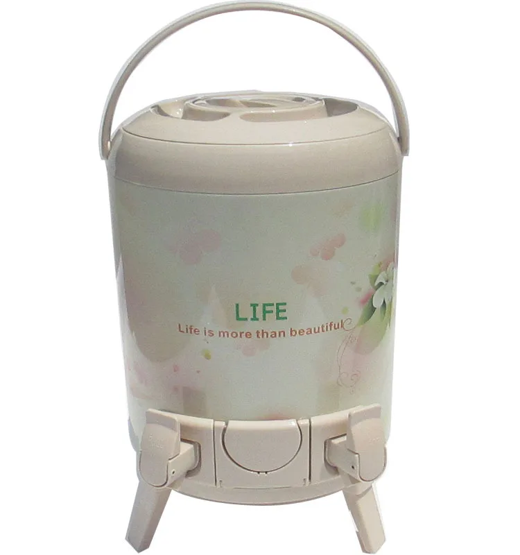 Двойной Изолированный чайный кулер ведро холодная нержавеющая сталь для льда