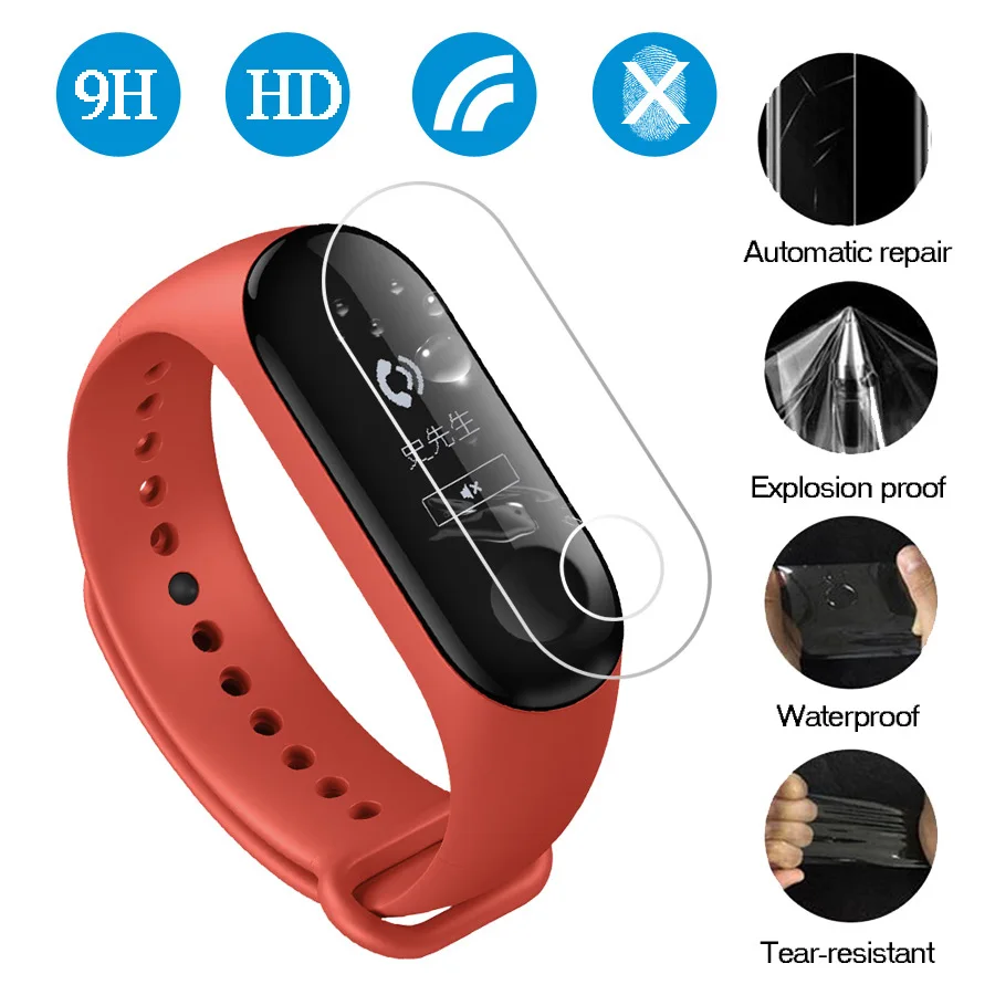 Защитная пленка для экрана Xiaomi Mi Band 3 Смарт Браслет не закаленное стекло |