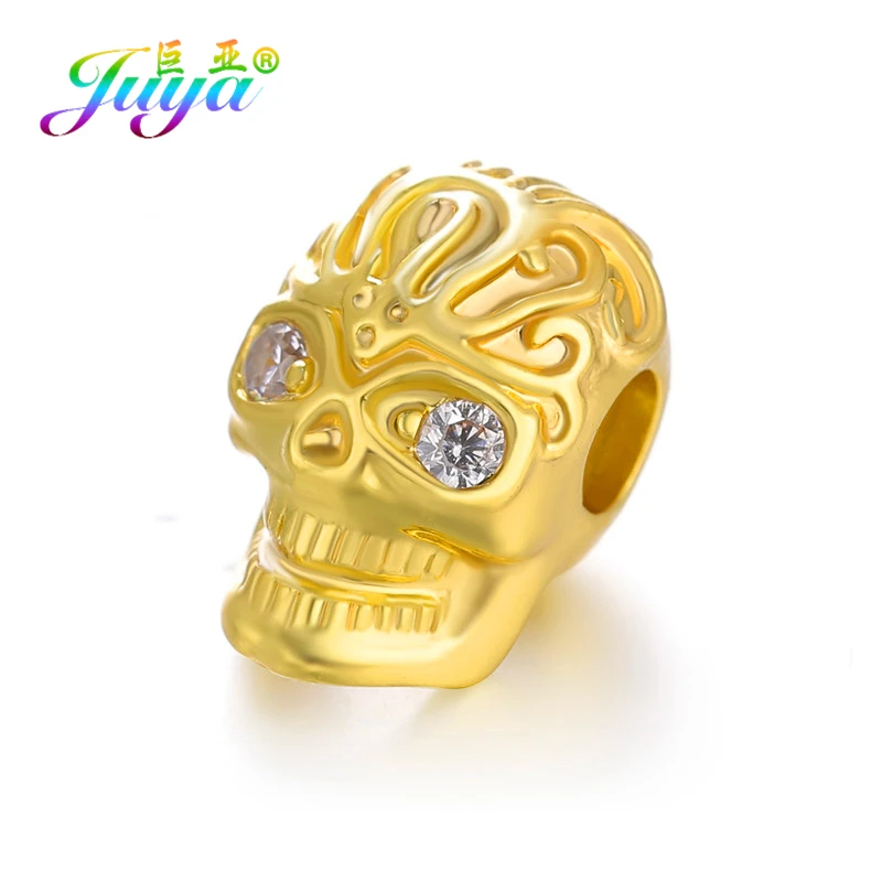 Бусины Juya DIY из бижутерии бусины ручной работы с леопардовым принтом короны