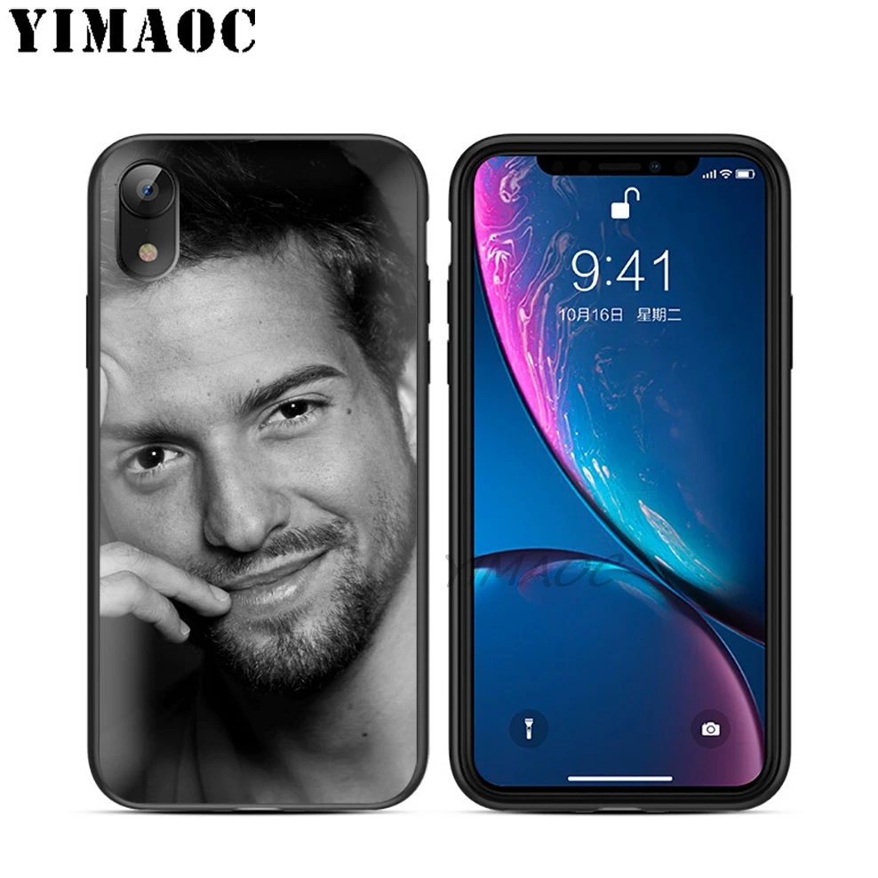 YIMAOC Pablo Alboran Singer Soft TPU Black Silicone Case for iPhone X or 10 8 7 6 6S Plus 5 5S SE Xr Xs Max |
