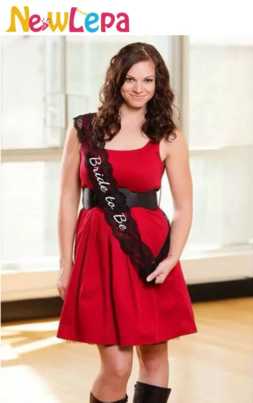 Классический черный и белый кружевной пояс для невесты Ночная Свадебная