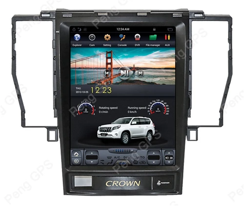 4GB 32GB-12th Crown PX-6 Android 8,1 Tesla радио Автомобильный gps навигатор для Toyota Crown двенадцатый/тринадцатый/четырнадцатый поколения Голосовое управление 4G+ 64G - Цвет: 4GB 32GB-12th Crown