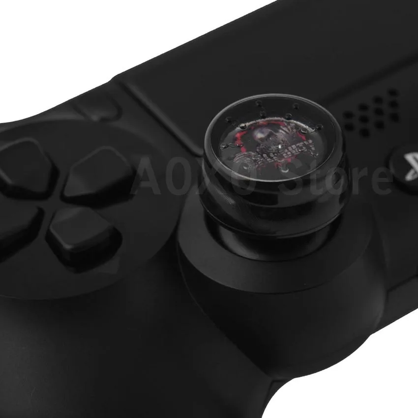 ЧЕРЕП Ghost Jelly ProCap для PS4 Dualshock 4 контроллер аналоговый Thumb Stick Grip Защитная крышка кнопки в розницу посылка