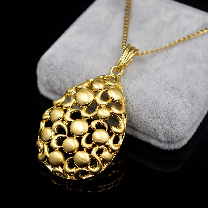 Sunny Jewelry Свадебные Уникальные наборы для женщин ожерелье серьги кулон сплав яйцо