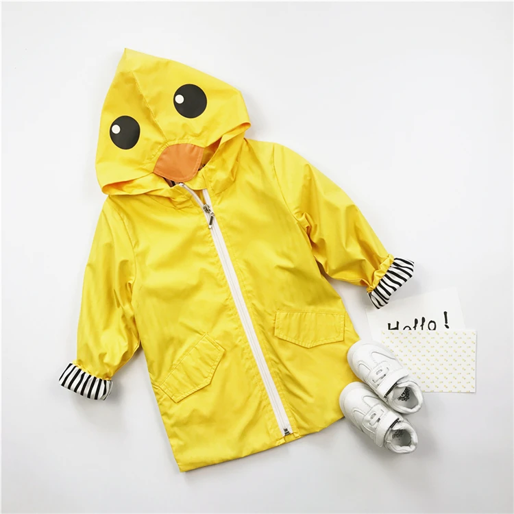 Новинка 2017 года милая куртка кардиган с желтым утиным пухом для маленьких