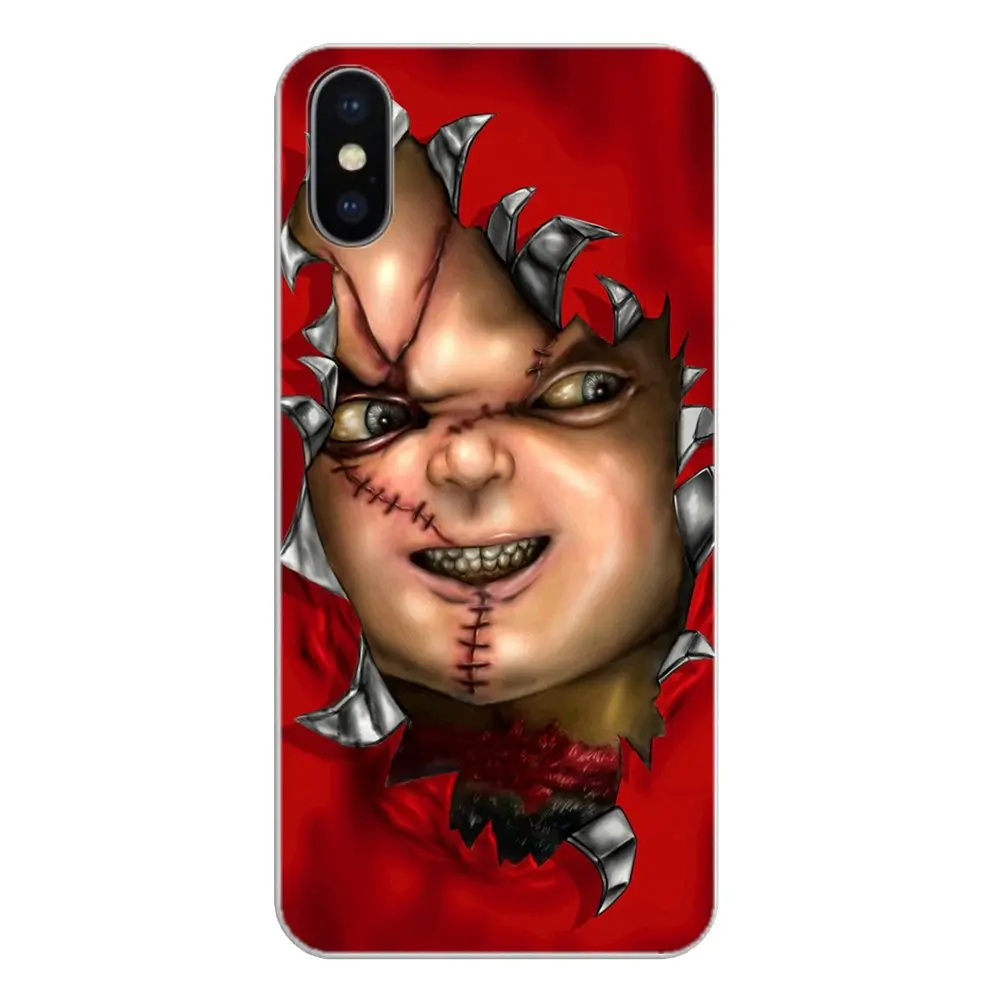 Soft Skin Case For iPhone XS Max XR X 4 4S 5 5S 5C SE 6 6S 7 8 Plus Samsung Galaxy J1 J3 J5 J7 A3 A5 Charles Lee Ray Chucky Doll |
