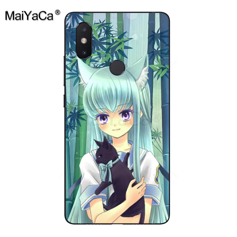 MaiYaCa аниме Неко и рисунком котика для девочек Kawaii мягкие ТПУ мобильный телефон