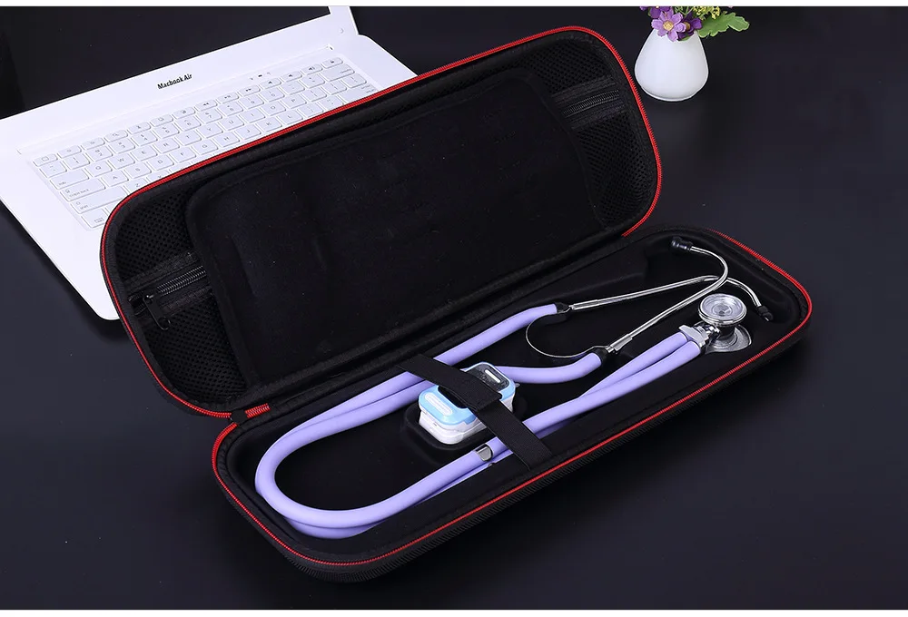 Многофункциональный Топ стетоскоп Жесткий сумка чехол для 3 м Littmann Classic III/Melo III MDF/АЦП/Omron, сетчатый карман для acceeories