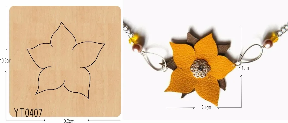 Модное ожерелье DIY новая деревянная форма режущие штампы для скрапбукинга