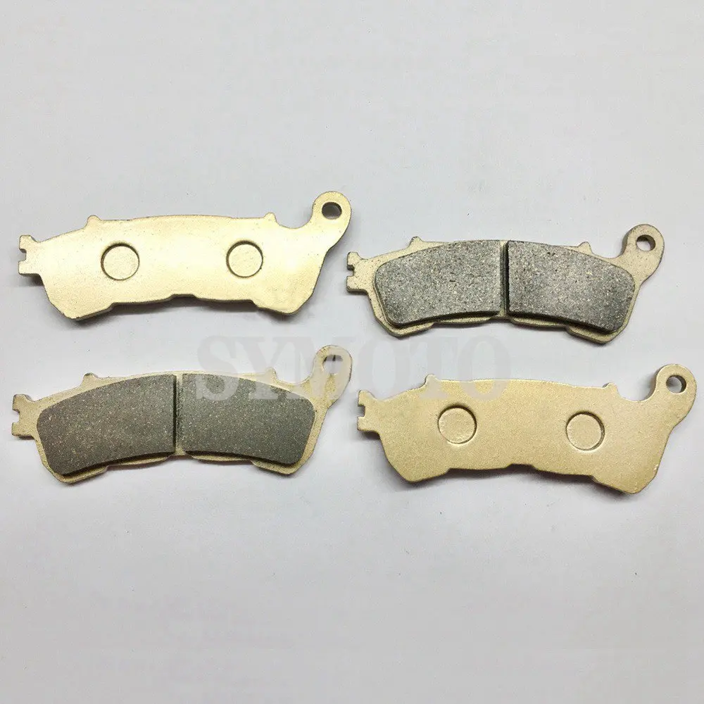 2 pair Front Мотоцикл спереди и сзади тормозные колодки для Honda XL700 2008-2012 CB600 Hornet 2007-2013 CBF600 2008-13 CB400 REVO модель ABS 2008 - Цвет: 2 pair Front