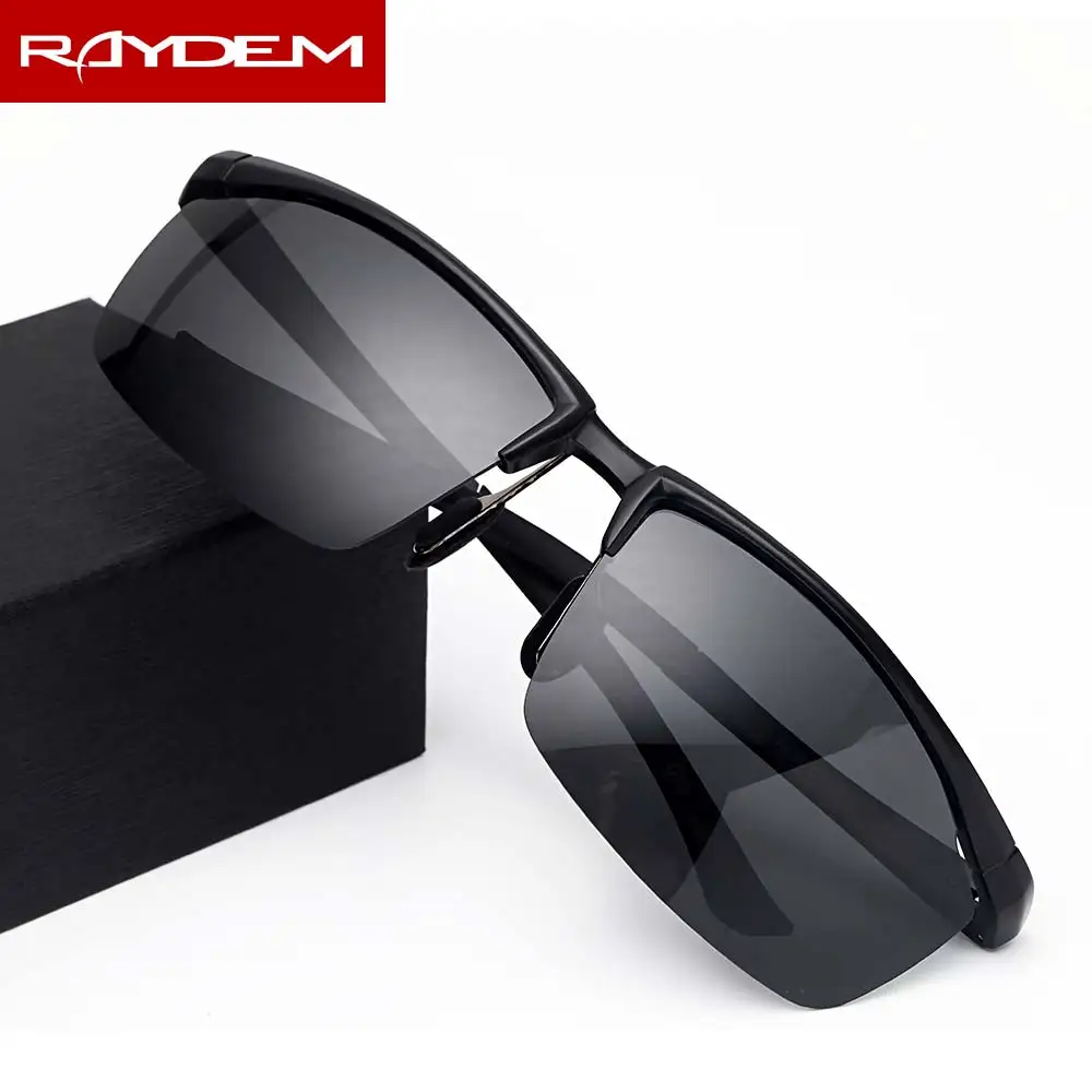 Raydem Aluminum Magnesium Men's Sunglasses Polarized Coating Mirror Sun Glasses oculos Male Eyewear Accessories For Men 8655 |