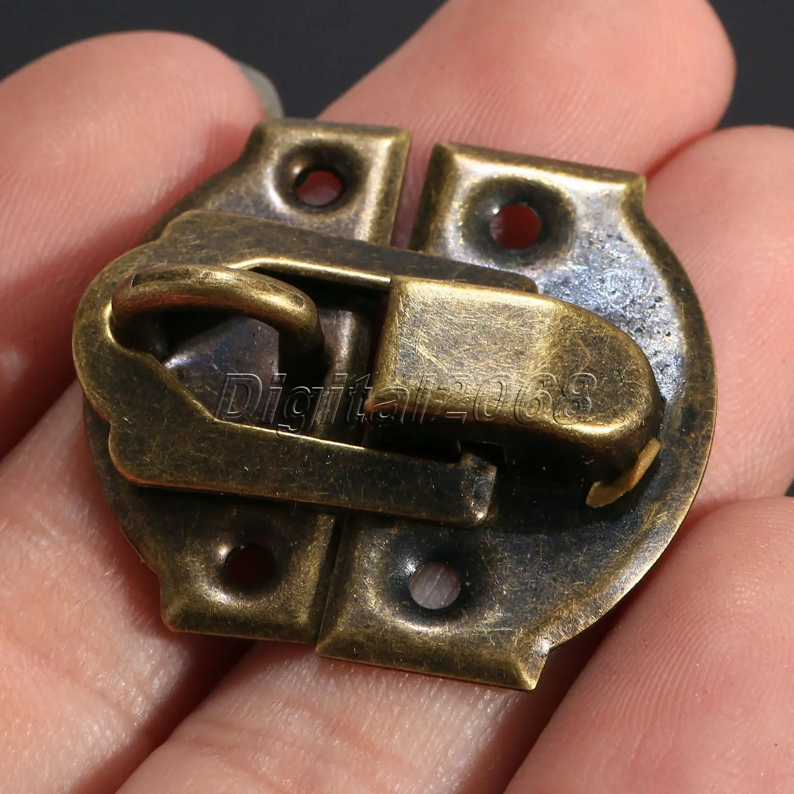 Новинка 12 шт. антикварная бронзовая железная защелка декоративная бижутерия