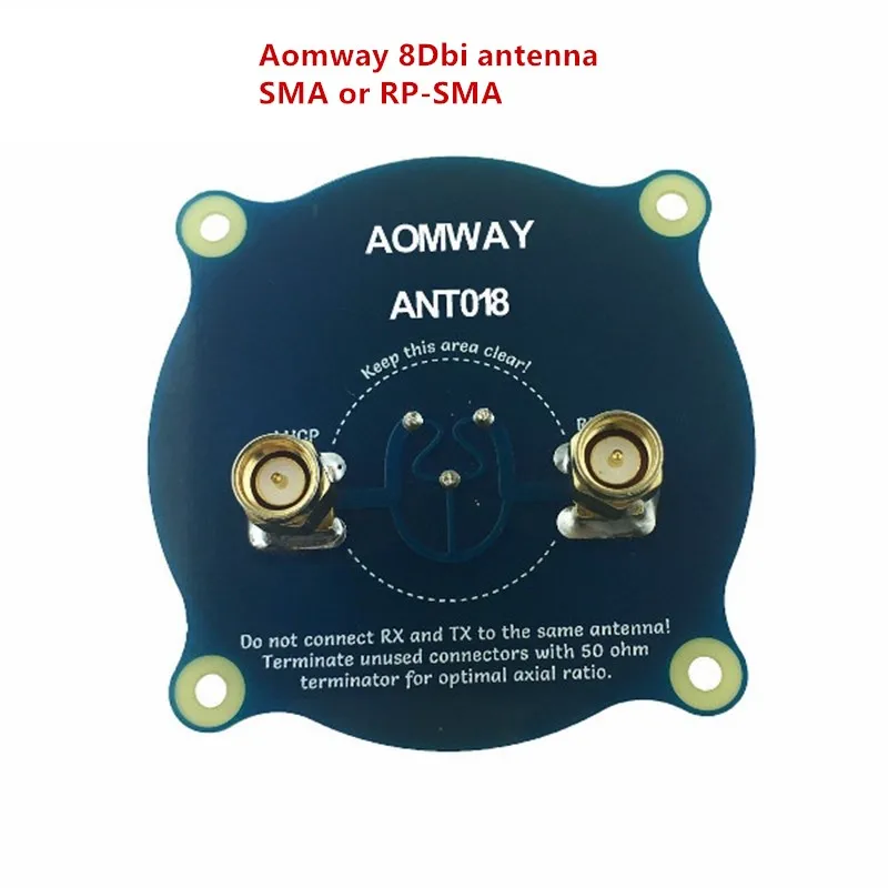 Антенна Aomway ANT018 5 8 ГГц 8G 8dBi RHCP/LHCP FPV Pagoda SMA/RP SMA мужская для RC Racing Camera Drone|Детали и