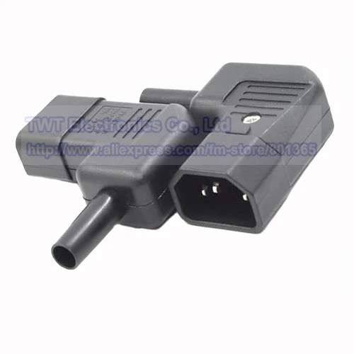Прямоугольный Штекерный разъем IEC 320 C14 многоразовый в сборе сделай сам 2 шт.