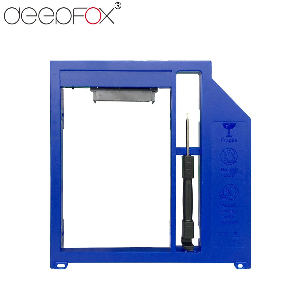 Карман для второго жесткого диска DeepFox SSD Caddy 9 5 мм SATA 3 0 корпус 2 дюйма Apple Macbook Pro Air 13